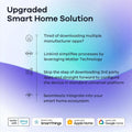 Linkind Matter Smart Light Bulb, Smart Bulbs Work with Apple Home/Siri/Alexa/Google Home/SmartThings, LED Color Changing Light Music Sync RGTBW, Smart Home, 60W 800LM A19 E26 2.4Ghz WiFi Only, 2 Pack