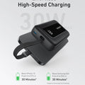 Anker Zolo Power Bank, 20,000mAh 30W High-Speed Portable Charger with Built-in USB-C Cable, 1 USB-C, 1 USB-A, Battery Pack for iPhone 16/15/15 Pro/15 Pro Max/15 Plus, MacBook, Galaxy, and More