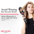 Sèche-cheveux et styler REVLON One Step Volumizer PLUS | Plus de volume, moins de dommages et plus de contrôle du style pour des brushings de style salon faciles et rapides, et facile à transporter (noir)