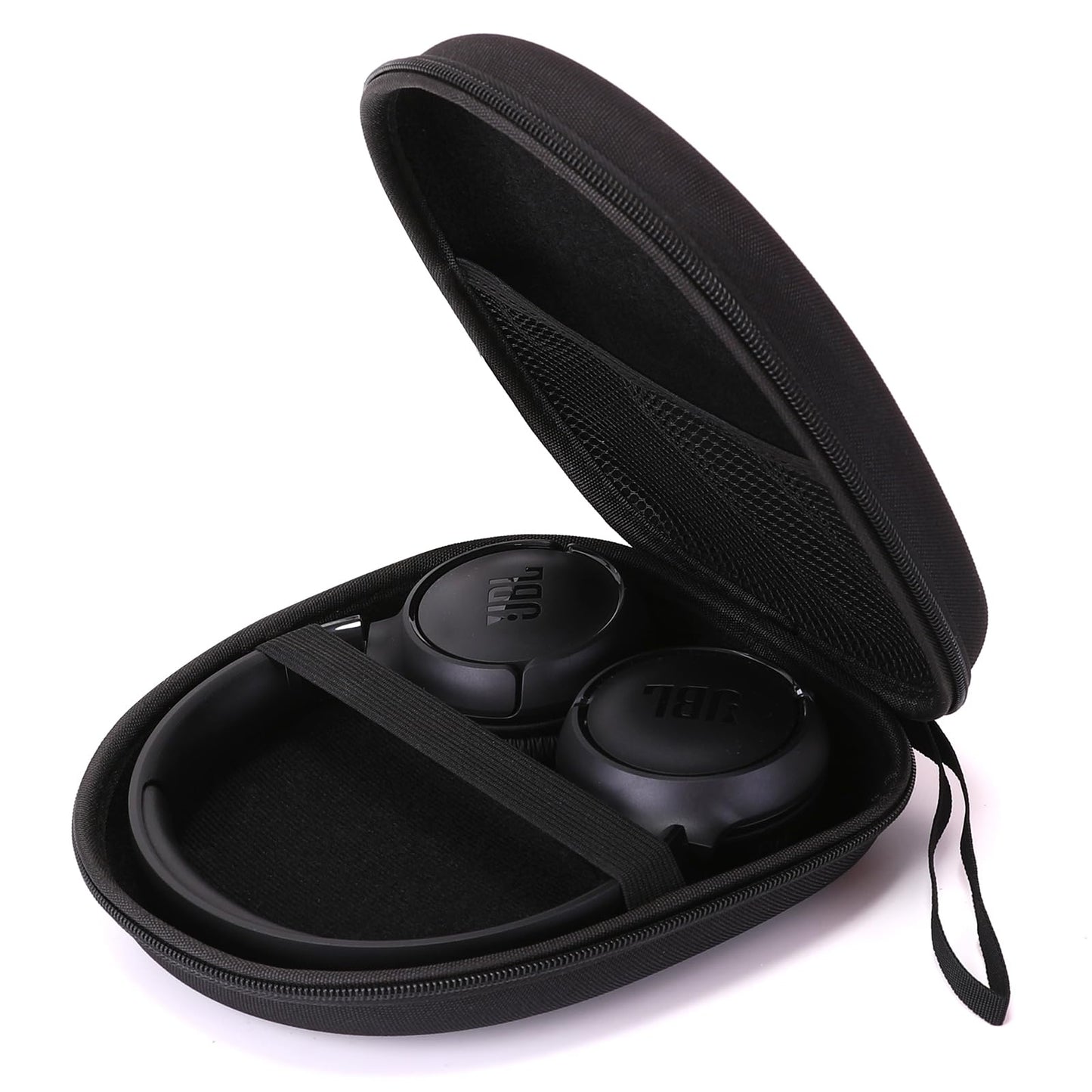 Estuche rígido universal para auriculares Ginsco, estuche de viaje compatible con JBL Tune 520BT 510BT 720BT 770NC Sony WH-CH 720N WH-CH520 Soundcore Q20 TOZO HT2, etc., color negro