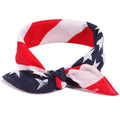 Bandeau Bandana Drapeau Américain Rouge Blanc et Bleu Ardorchid Bandeaux Patriotiques USA pour Hommes et Femmes Foulard Cou et Visage Enveloppement de Tête