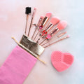 Makeup Brushed Set 8PCs Sailor Moon Magical Girl Golden Cosmetic Brush Tool Pink Eyeshadow Brushes Eyeliner Eyebrow Essential Cosmetic Brush Kits