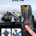 Rorhxia 3-in-1 Phone Mount for Car [2024 Most Stable and Flexible Suction Cup] Vent Dashboard Windshield Cell Phone Holder Car Fit for iPhone 15 14 13 12 Pro Max Samsung S23 S22 S21 All Phone