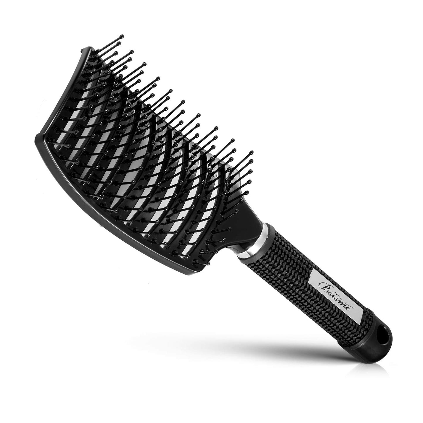 Hair Brush, Professional Curved Vented Brush for Faster Blow Drying for Women, Men, Paddle Detangling Brush for Wet Dry Curly Thick Straight Hair