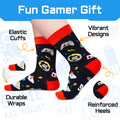 Cadeaux de jeu pour les adolescents joueurs - Chaussettes de jeu amusantes Chaussettes de jeu vidéo Cadeaux de Noël pour les enfants de 4 à 6 ans