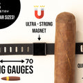 Porte-cigare magnétique StogieStay - Pince à cigare portable pour voiturettes de golf et accessoires pour hommes - Cadeaux de golf haut de gamme - Parfait pour la pêche, les grillades, le camping et les événements sportifs