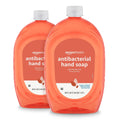 Amazon Basics Antibacterial Liquid Hand Soap Refill, Light Moisturizing, Triclosan-Free, Citrus, 50 Fl Oz (Pack of 2) (Previously Solimo)