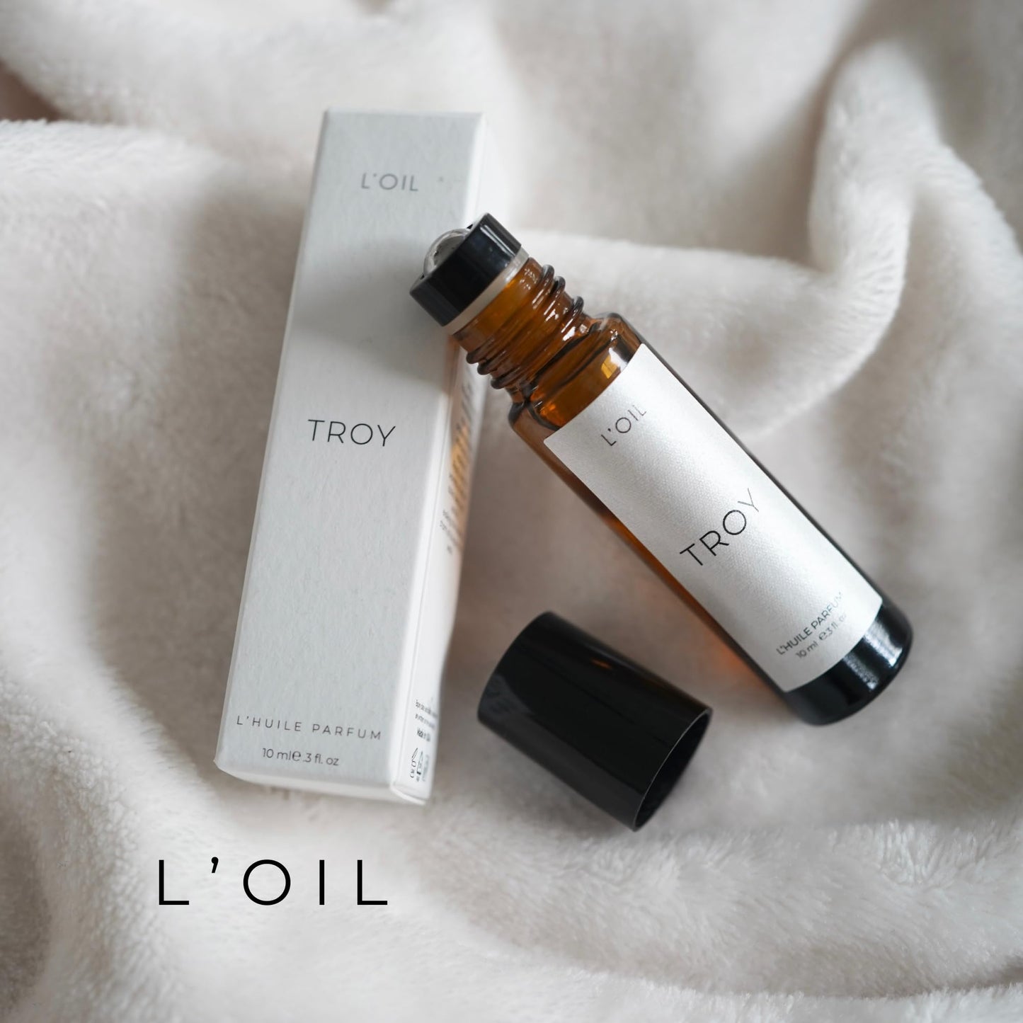 L'OIL FRAGRANCE TROY Perfume Oil | Inspired by Tomm F.ord’s Oud Wood | Cardamom, Agarwood & Amber | Vegan & Cruelty-Free | 10ml Long-Lasting Unisex Scent