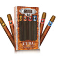 Cuba Original 4-Piece Set for Men, 4 X 1.17 Oz (Gold/Blue//Red/Orange)