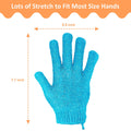 30 Pcs Exfoliating Gloves for Shower, 15 Colors Body Exfoliator Glove with Hanging Loop, Scrub Exfoliate Glove Mitt Bath Face Spa Hand Scrubber Wash Deep Scrubbing Dead Skin for Women Men, by Aisuly