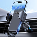 Car Phone Holder Mount, Super Stable Air Vent Cell Phone Car Mount with 2024 Metal Hook Clip, 360° Rotation,One Button Release for iPhone, Samsung, Google, and All Other Smartphones