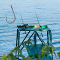 300 anzuelos de pesca pequeños de acero con alto contenido de carbono con púas y agujeros, 10 especificaciones de anzuelos de pesca, anzuelos portátiles en caja, anzuelos potentes que pueden adaptarse a varios entornos de pesca