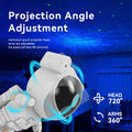 Projecteur d'étoiles galaxie veilleuse - projecteur spatial astronaute, lampe de plafond LED nébuleuse étoilée avec minuterie et télécommande, décoration de chambre d'enfant esthétique, pour Noël, anniversaires, Saint-Valentin