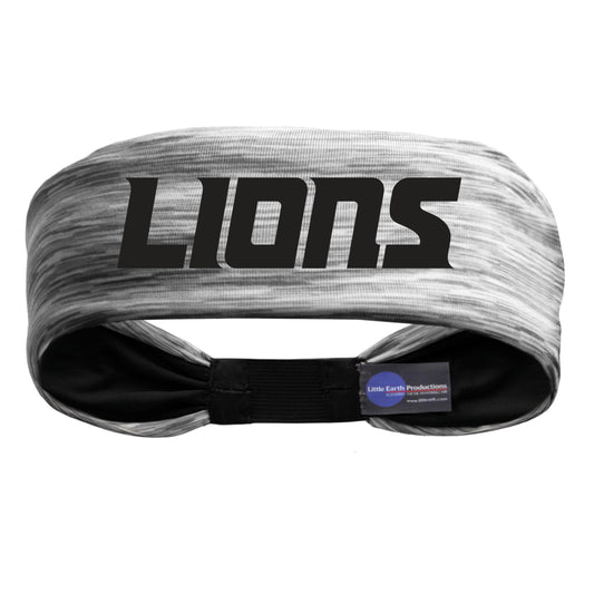 Bandeau unisexe pour adulte NFL Detroit Lions Tigerspace de Littlearth, gris, taille unique