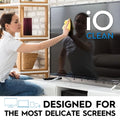 Screen Cleaner Spray (16oz - 473ml) – Best Large Cleaning Kit for LCD LED OLED TV, Smartphone, iPad, Laptop, Touchscreen, Computer Monitor, Electronic Devices, Microfiber Cloth Wipes and 2 Nozzles