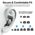 Écouteurs sans fil Bluetooth kurdene, S8 Son de basse profonde 38H Autonomie IPX8 Écouteurs étanches Appel clair avec microphone Écouteurs Bluetooth intra-auriculaires confortables pour iPhone, Android…