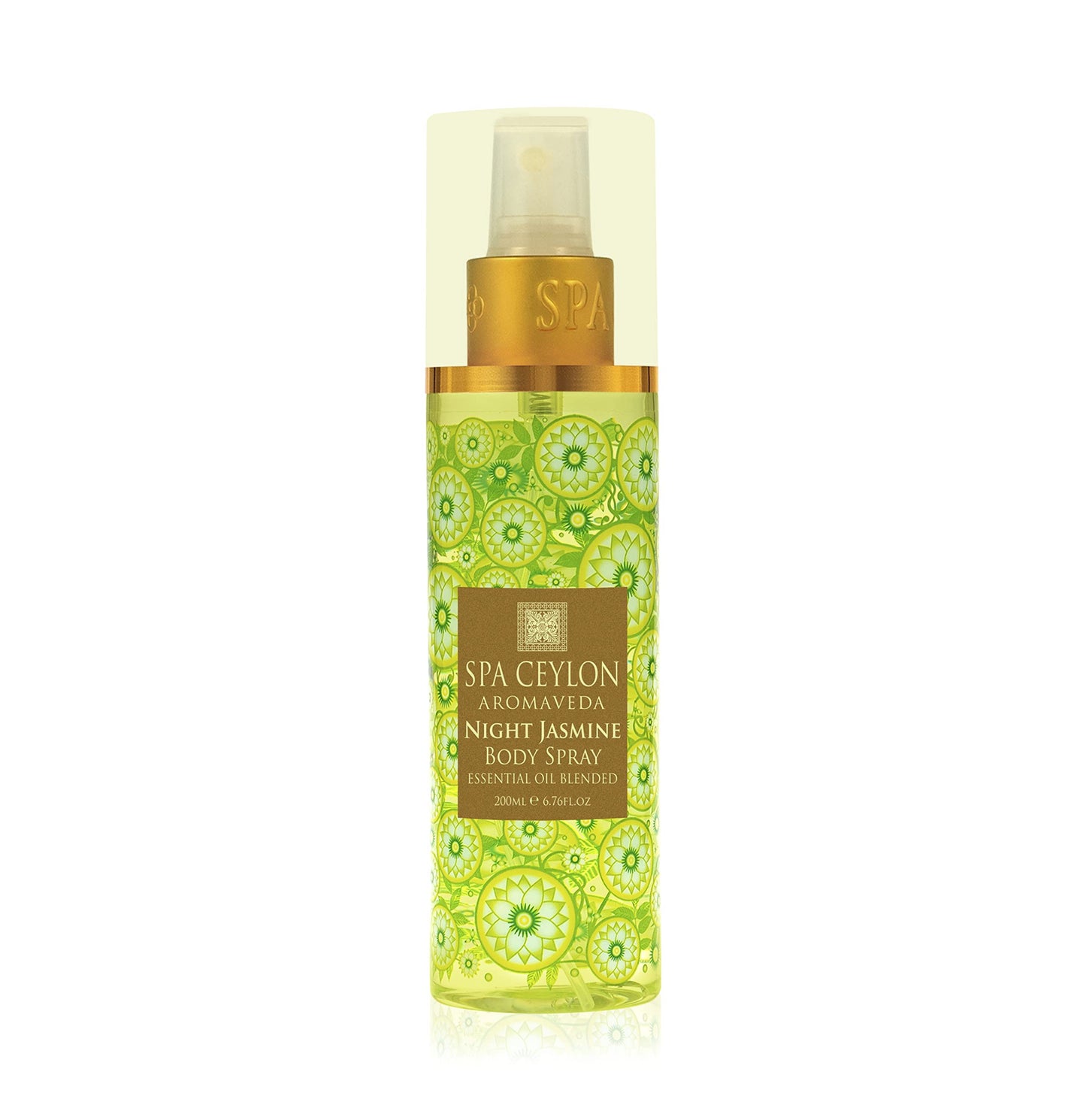 SPA CEYLON Night Jasmine Body Spray | Enchanting Women's Fragrance Mist with Essential Oil |Romantic All-Day Scent