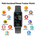 ZURURU Fitness Tracker with Blood Oxygen, 24/7 Heart Rate and Sleep Tracking, IP68 Waterproof Activity Sport Health Tracker Smart Watch with Step Counter Pedometer for Women Men