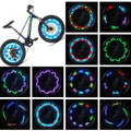 Luces para ruedas de bicicleta (paquete de 2) - Luces LED impermeables para radios de bicicleta - Accesorios para bicicleta - 30 patrones diferentes de cambio - Gran regalo para adultos y niños