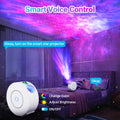 V JULES.V Star Projector, Galaxy Projector for Bedroom, Smart APP & Voice Control Galaxy lamp, Compatible with Alexa & Google Home, for Kids Adults Bedroom,Room Decor,Game Room,Party (White Round)