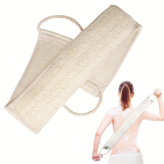 Natural Loofah Sponge Back Scrubber for Bath Shower, Exfoliating Body Scrubber, Shower Loofah Scrubber for Men and Women, Bath Sponge, Body Scrub, to Clean Your Body Deeply, Invigorate Your Skin