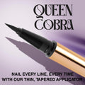 SELESTIA BEAUTY Liquid Eyeliner Pen Queen Cobra - Long-Lasting & Waterproof Eyeliner Pencil - Black Eyeliner Liquid Liner for All Day Wear - 0.016 Fl Oz