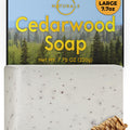 O Naturals Exfoliating Soap Bar Cedarwood - Natural Exfoliating Bar Soap - Heavy Grit Mens Soap - Apricot Kernels Bar Soap - Bar Soap for Men - Mens Soap Bar - Soap for Men Face Soap Bar Mens Bar Soap