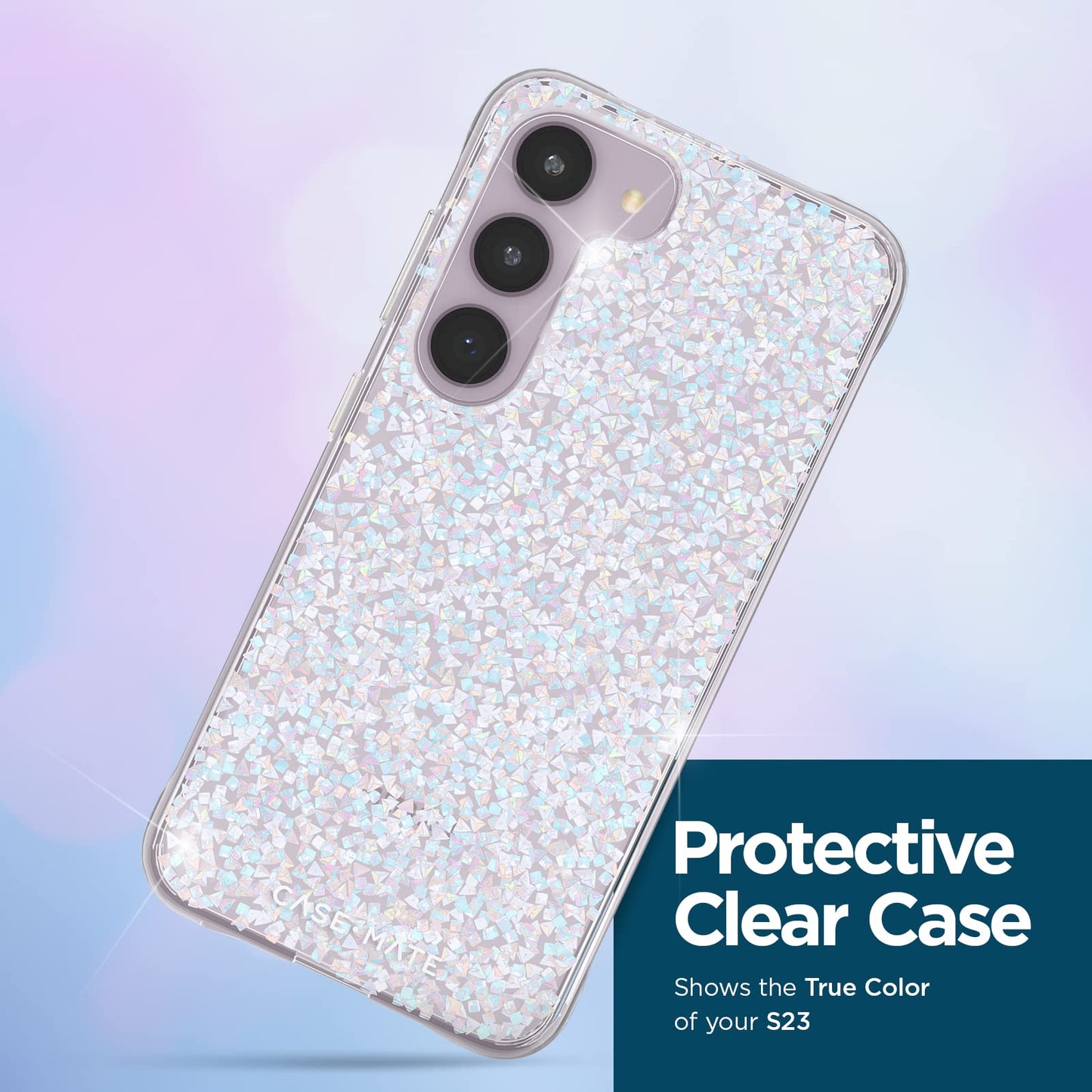 Case-Mate Samsung Galaxy S23 Case [6.1"] [12ft Drop Protection] [Wireless Charging] Twinkle Diamond Phone Case for Samsung Galaxy S23 -Cute Bling Glitter Case w/Anti-Scratch Tech, Shockproof Materials