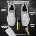 COZGO Shoe Cleaner Kit for Sneaker, Water-Free Foam Sneaker Cleaner 5.3Oz with Shoe Brush and Shoe Cloth,Work on White Shoe,Suede,Boot,Canvas,PU,Fabric,etc