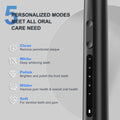 7AM2M Sonic Electric Toothbrush, High Power Rechargeable Toothbrushes, 5 Modes with 2 Minutes Built in Smart Timer, with 4 Brush Heads for Adults and Kids, One Charge for 60 Days (Black)