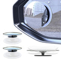 2pcs Round Blind Spot Mirror for Automotive Exterior Accessories, SUV Car Truck Accessories Frameless Convex HD Glass BlindSpot Side Mirror, Rear View Mirror with Wide Angle Adjustable Stick