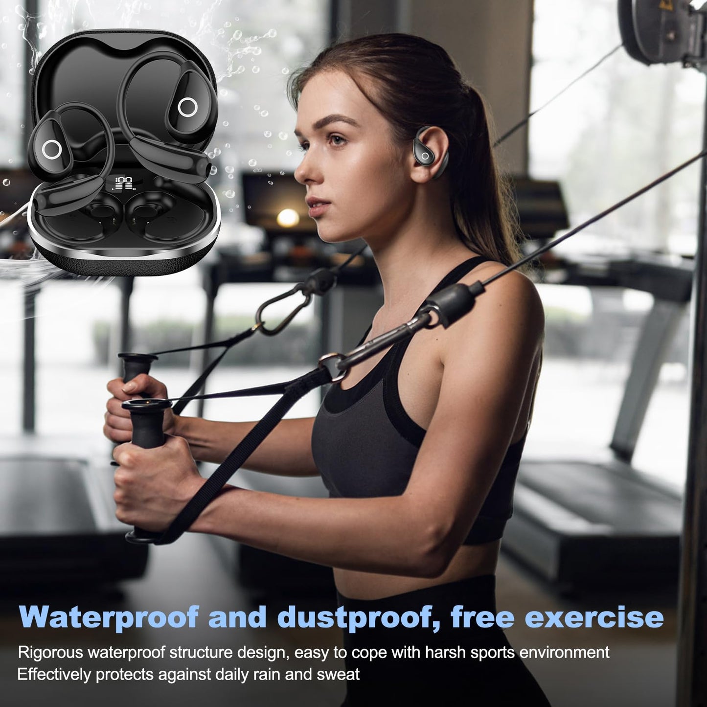 Real-time AI Translation Earbuds, 144 Language Real-time Two-Way Earbuds, 3-in-1 Translator Earbuds, Two Way Language Translating Earbuds for Travel Business and Learning(Black)