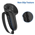 Controller Grip Cover for Quest 3/Quest 3S Accessories DOBEWINGDELOU Silicone Grips Strap Cover Protector with Knuckle Straps Black