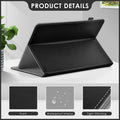 DETUOSI Universal 10 Inch Tablet Case,10.1 Inch Android Tablet Case, Protective Folio Stand Android Case for 9.6-10.5 Inch Tablet, PU Leather Tablet Cover for 10.1 Inch Tablet Android