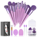 Koccido Makeup Brushes 22 Pcs Makeup Kit,Foundation Brush Eyeshadow Brush Make up Brushes Set (Purple, 22 Piece Set Large)