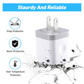 X-EDITION USB Wall Charger,4-Pack 2.1A Dual Port USB Cube Power Adapter Wall Charger Plug Charging Block Cube for iPhone 14/13/12/11/Pro Max/XS/XR/X/8/7/6 Plus, Pad, Samsung, LG, Moto, Android (White)