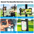 Soporte magnético para teléfono para carrito de golf, soporte para teléfono celular con imán de mayor resistencia para EZGO/Club Car/Yamaha, soporte para teléfono para iPhone/Galaxy/Google Pixel, accesorios para carrito de golf para golfistas