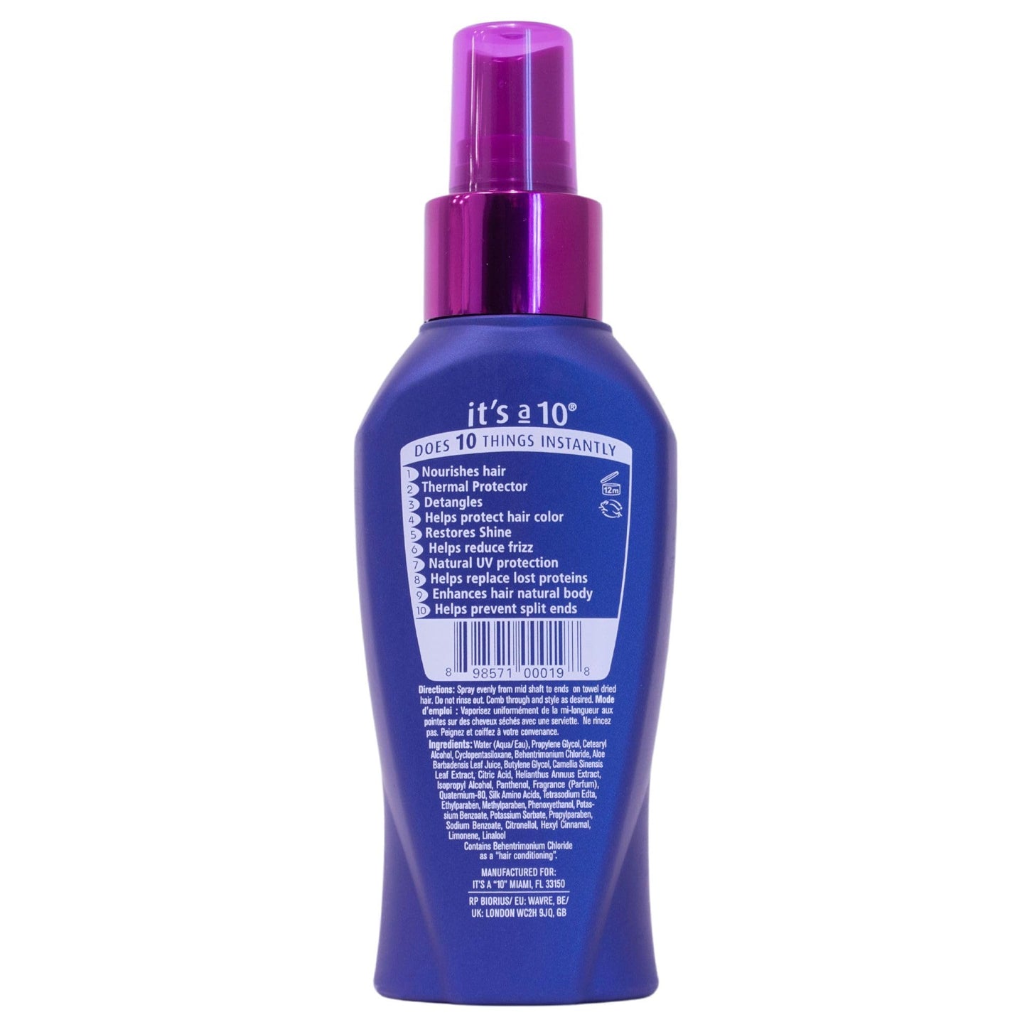 It's A 10 Miracle Leave-In Product 4 Oz