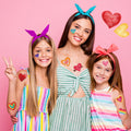 winthrop 240 Pcs Bulk Valentine Heart Temporary Tattoos for Kids, Individually Wrapped Colorful Safety Waterproof Tattoos, Best Choice for Valentines Gifts Bag Stuffers, 60 Different Designs Heart