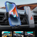 Lamicall 2024 Wider Clamp & Metal Hook Car Phone Holder Vent [Thick Cases Friendly] Phone Holders for Your Car Mount Automobile Hands Free Cradle Air Vent for iPhone 16 15 14 13 Pro Max Smartphone