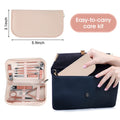 Nail Clippers and Beauty Tool Portable Set, Rose Gold Martensitic Stainless Steel Manicure Set 12 in 1, with Pink Leather Bag, Suitable for Home, Workplace, Outdoor Travel, Gift Giving, Salon.