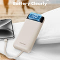 Portable Charger with Built in Cables, Portable Charger with Cords Wires Slim 10000mAh Travel Essentials Battery Pack 6 Outputs 3A Fast Charging Power Bank for iPhone Samsung Pixel LG Moto iPad