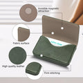 AI-DEE RFID Blocking Wallet - Minimalist Leather Business Credit Card Holder (12-Green)