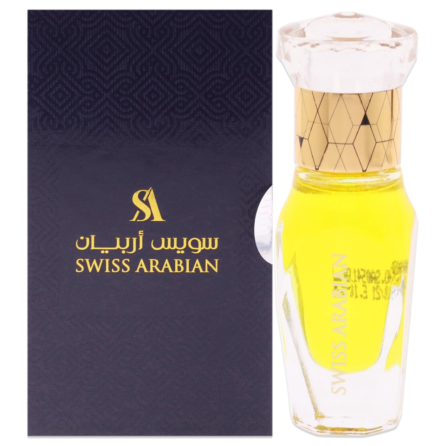 Swiss Arabian Blue Breeze For Unisex - Luxury Products From Dubai - Long Lasting Personal Perfume Oil - A Seductive, Exceptionally Made, Signature Fragrance - The Luxurious Scent Of Arabia - 0.4 Oz