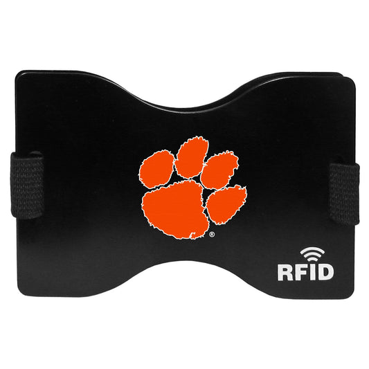 NCAA Clemson Tigers Unisex Siskiyou SportsRFID Wallet, Black, One Size