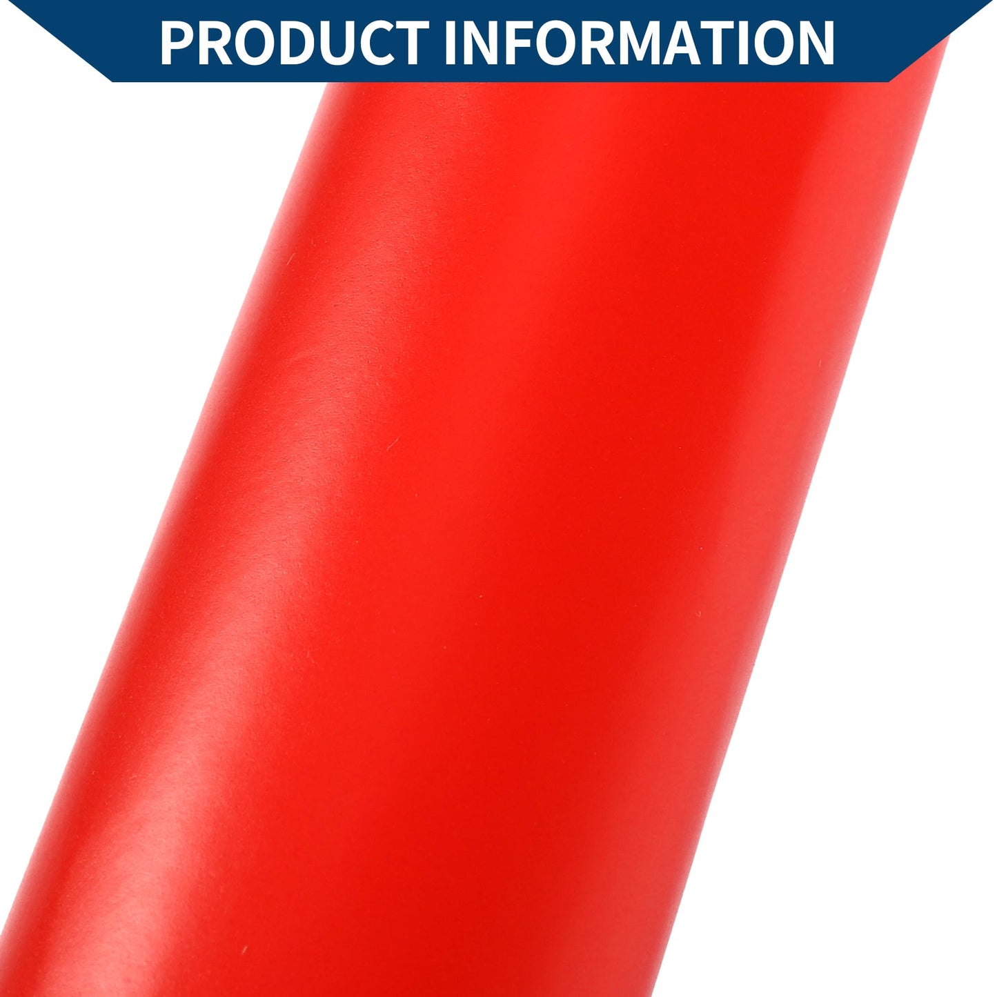 Hihaha Car Wrap Film Exterior Interior Vinyl Wrap Cover Car Protective PVC 0.3 ft x 59.84 Inch 1 Pc Matte Red