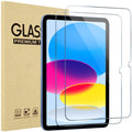 2 Pack Screen Protector for iPad 10th Generation 2022 A2696/A2757/A2777 10.9 Inch, Tempered Glass Film Guard for iPad 10 -Clear