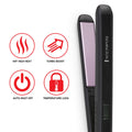 Remington 1" Flat Iron, Hair Straightener with Anti-Static Technology, Rapid 30-Second Heat-Up, 60-Minute Auto Shut-Off, 30% Longer Ceramic Floating Plates, and Titanium-Ceramic Coating