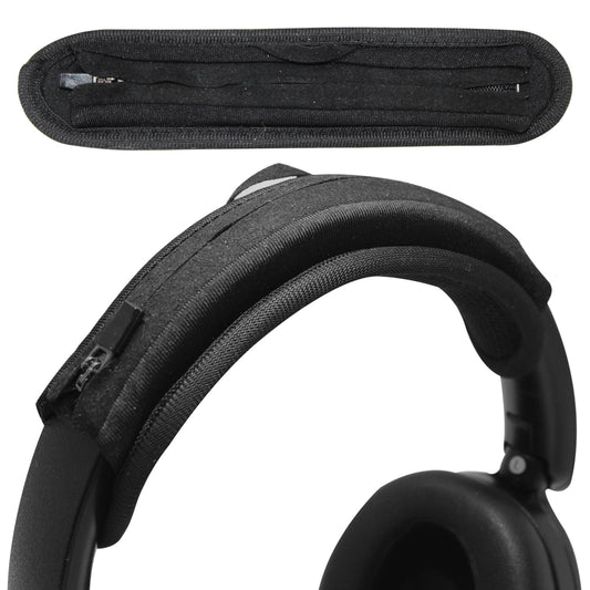 Adhiper Universal Headphone Headband Cover for Sony Beats Bose Soundcore HyperX ATH Skullcandy JBL Jabra, Headband Cover Cushion Protector for Sony XM4, XM5 & Beats Studio Pro/Solo4 Headphones - Black