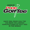 Pride Golf Tee Tees 135 Count, White, 135 Count US